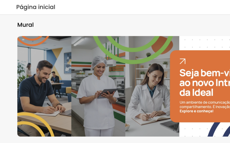 🎉 Bem-vindo à nossa nova Intranet!